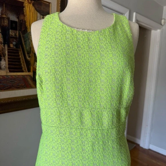 J. Crew Green Halter Sheath  Dress - Picture 4 of 7